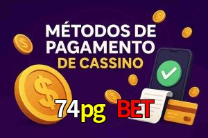 Métodos de Pagamento no 74pg bet